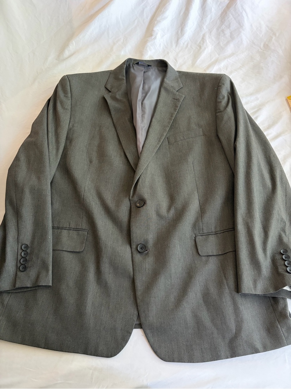 J.M. Haggar Single-Breasted Gray Blazer/Sportscoat Size 50R